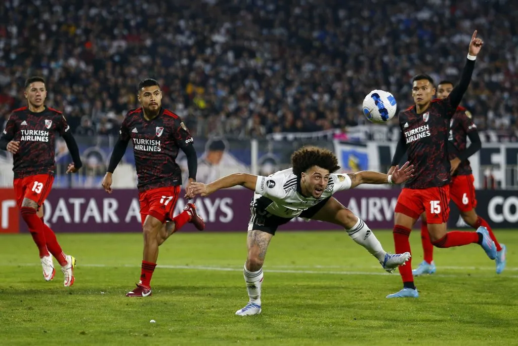 Maxi Falcón estará con Colo Colo ante River Plate.