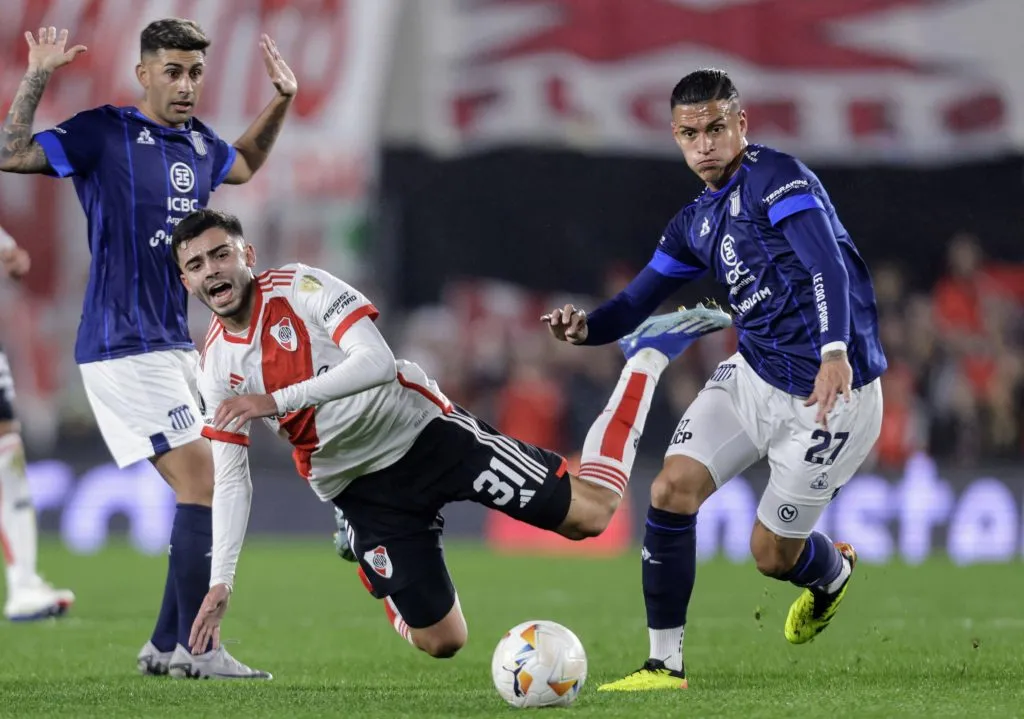 Juan Camilo Portilla (27) cometió un grave error ante River.