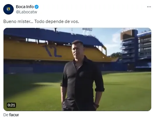 En Twitter son varios los hinchas que apoyan a Jorge Almirón y Colo Colo ante River. | Foto: Captura.