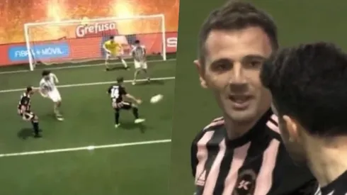 Montillo definió a lo crack para debutar con gol en la Kings League.