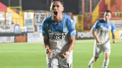 Opazo viene de anotar su primer gol con Racing de Avellaneda.