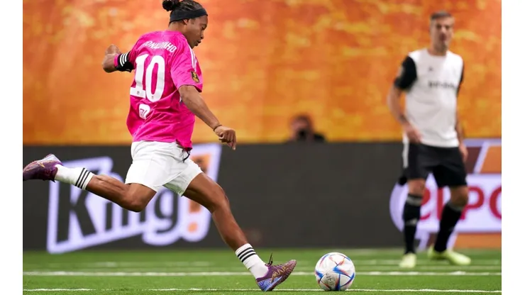 Ronaldinho fue la gran atracción de la fecha 8 de la Kings League.