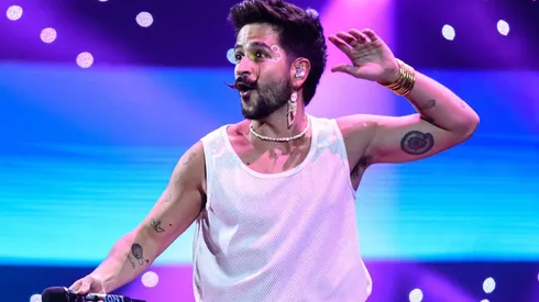 El colombiano se emocionó en más de una oportunidad con el público chileno.