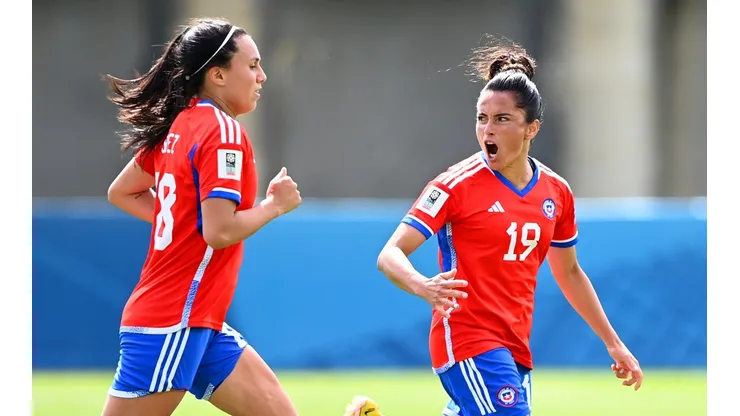 Chile en el partido con Haití