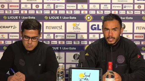 Gabi Suazo en conferencia de prensa