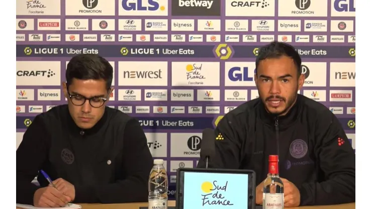 Gabi Suazo en conferencia de prensa