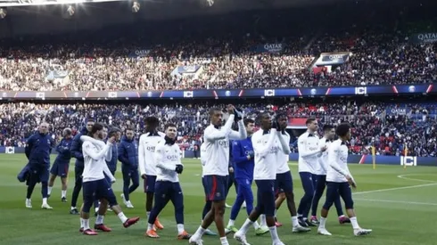 Una multitud llegó para presenciar el entrenamiento del PSG