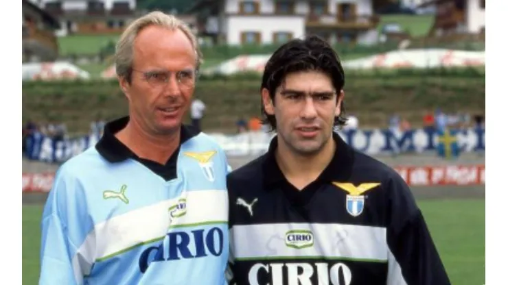 Sven-Göran Eriksson dirigió a Marcelo Salas en la Lazio.