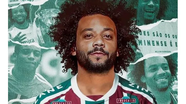 Marcelo con la camiseta del Flu