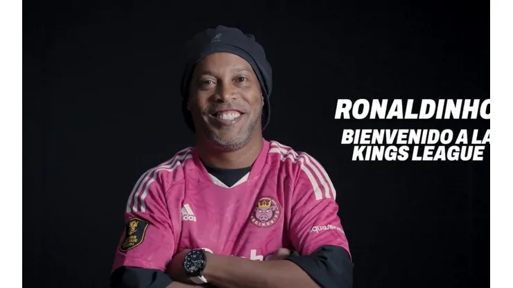 Ronaldinho jugará en la Kings League.