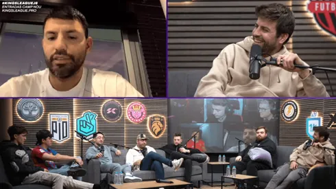 Piqué le pidió al Kun Agüero que cuente quien es Walter Montillo, y prefirió no dar mucha información.