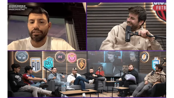 Piqué le pidió al Kun Agüero que cuente quien es Walter Montillo, y prefirió no dar mucha información.