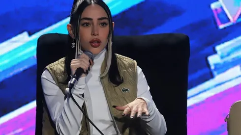 Nicki Nicole en conferencia de prensa para el Festival de Viña 2023