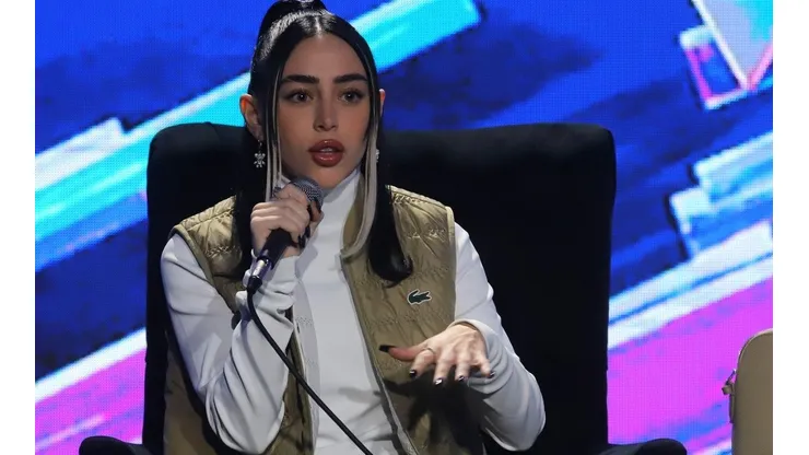 Nicki Nicole en conferencia de prensa para el Festival de Viña 2023