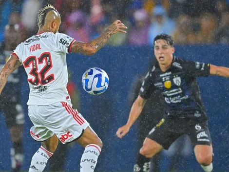 En Brasil destacan que Vidal cortó el show y ahora "crece" en el Fla