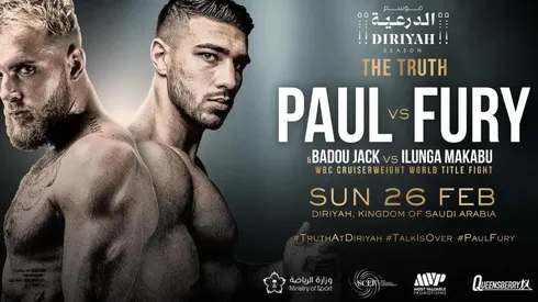 Jake Paul y Tommy Fury se miden en un gran evento de boxeo desde Arabia Saudita.