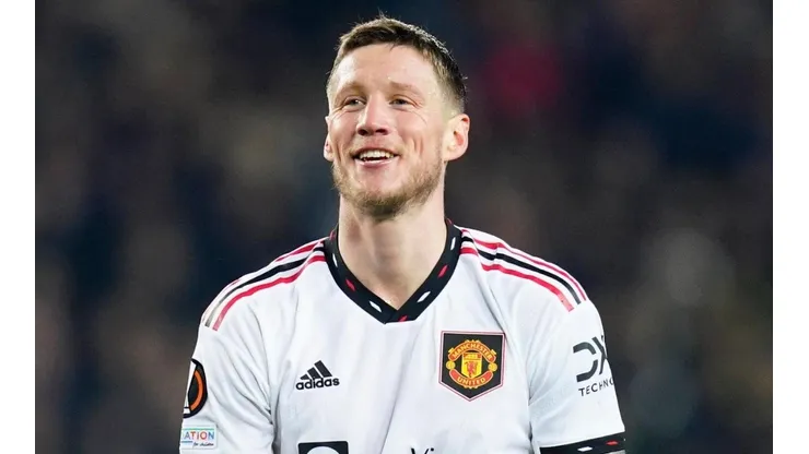 Weghorst estuvo en el Campo Nou con el Man United