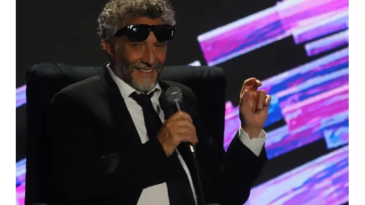 Fito Páez en la conferencia de prensa previo a su presentación en Viña 2023.