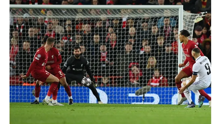 Real Madrid vino de atrás para golear al Liverpool en Anfield por Champions.