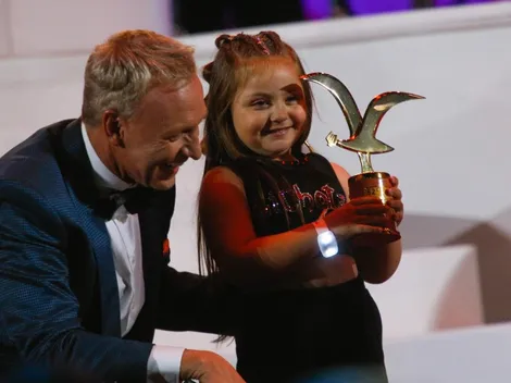 Pequeña Matilda se lleva la Gaviota tras bailarle a Karol G