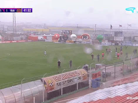 Granizos obligan a suspender Cobresal vs Ñublense