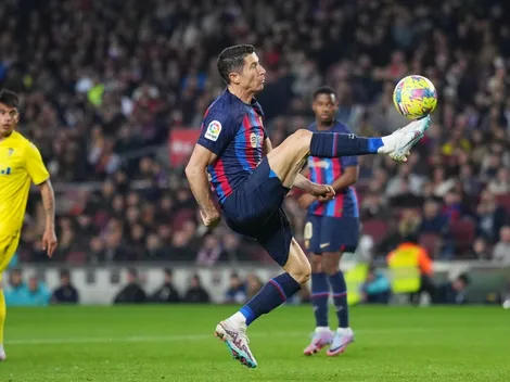 Con gol de Lewy, Barca vence y se escapa en el liderato