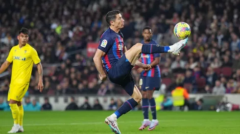 Lewandowski marcó el segundo gol del Barcelona
