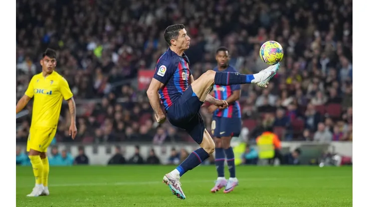 Lewandowski marcó el segundo gol del Barcelona