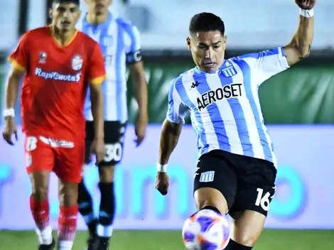 Opazo por fin debuta en Racing y lo hace con elogios de los hinchas