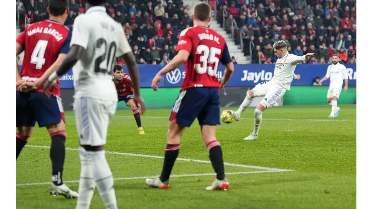 Triunfo del Real Madrid ante Osasuna en La Liga.