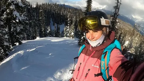 Isi Assler entrenando en Canadá