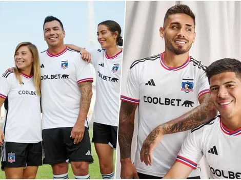 Con Paredes de modelo: la nueva camiseta de Colo Colo