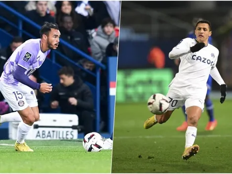 ¿Cuándo juegan Suazo contra Alexis en Francia?