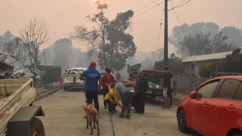 Toque de queda por incendios