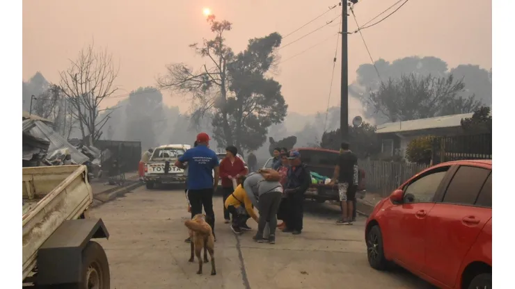Toque de queda por incendios