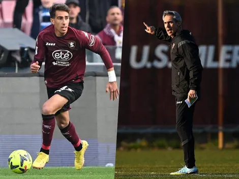 Diego Valencia recibe a ex DT del Huaso Isla en Salernitana