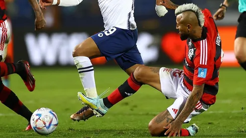 Arturo Vidal se arenga para seguir peleando en Flamengo.