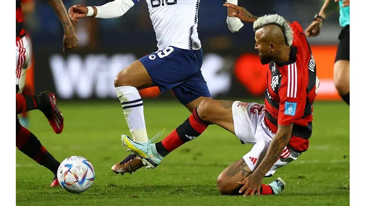 Arturo Vidal se arenga para seguir peleando en Flamengo.