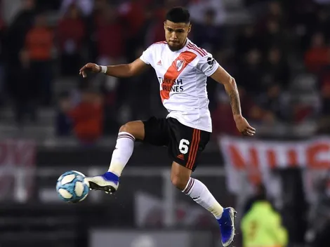Una alternativa más: Paulo Díaz entrena a la par de sus compañeros en River Plate
