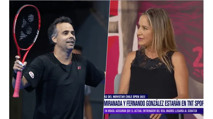 Los extenistas tendrán un rol protagonista en la transmisión de TNT Sports del Chile Open 2023.