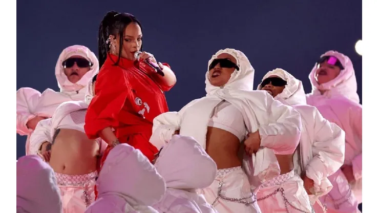 Rihanna estuvo presente en el Halftime.