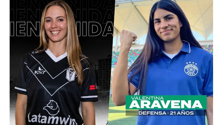 Amanda Morris y Vale Aravena son presentadas en el Chago y Audax