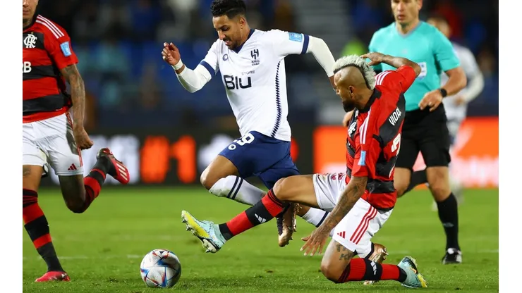 Vidal jugando en el Mundial de Clubes