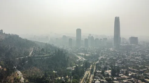 Humo en Santiago