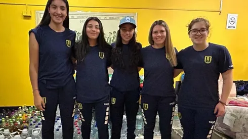 La jornada de este jueves contó con la ayuda de las jugadoras de la U. de Conce