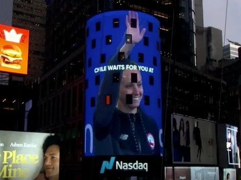 ¡La Cobra Köbrich y Santiago 2023 se toman el Times Square!