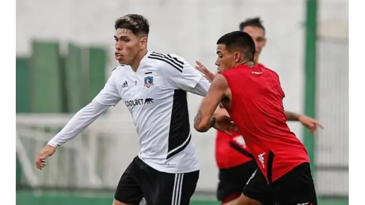 Carlos Palacios brilló en el amistoso de Colo Colo