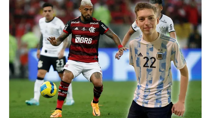 El popular streamer argentino sacó su escudo y defendió a Arturo Vidal de las críticas tras la eliminación de Flamengo en el Mundial de Clubes.