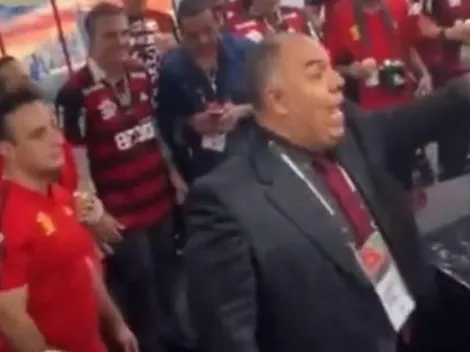 Burlas a dirigente de Flamengo que cantó: "¡Real Madrid puede esperar!"