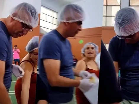 ¡Un grande! Jaime García colabora como voluntario en Ñuble